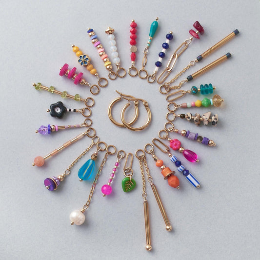 Customizable Mix & Match Charm Huggies