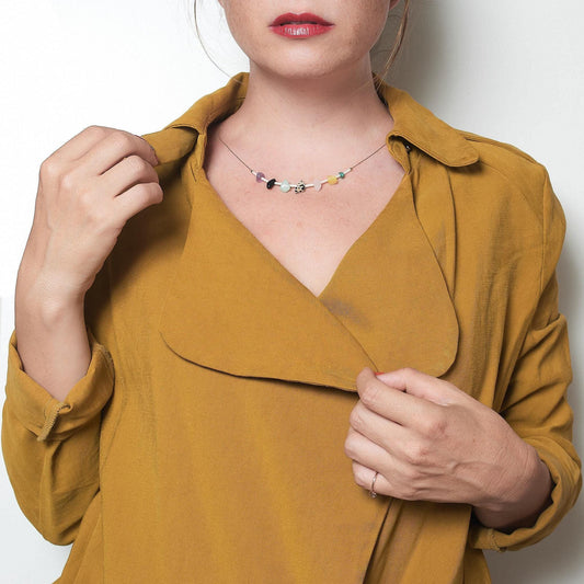 Tubbie Gemstone Necklace – Marble Collection