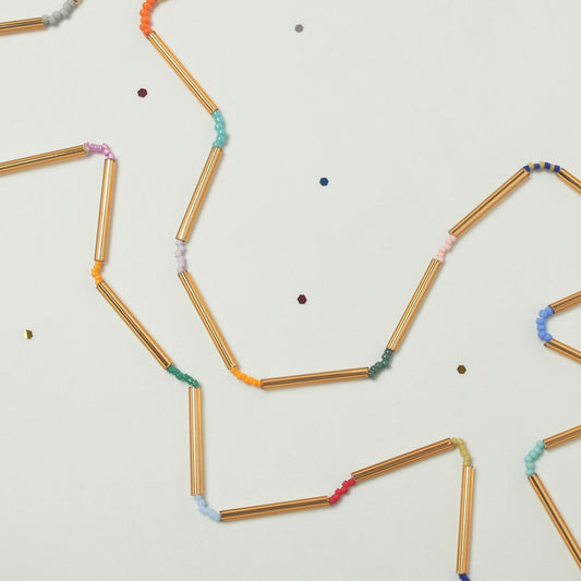 Miyuki Crystal Tube Necklace