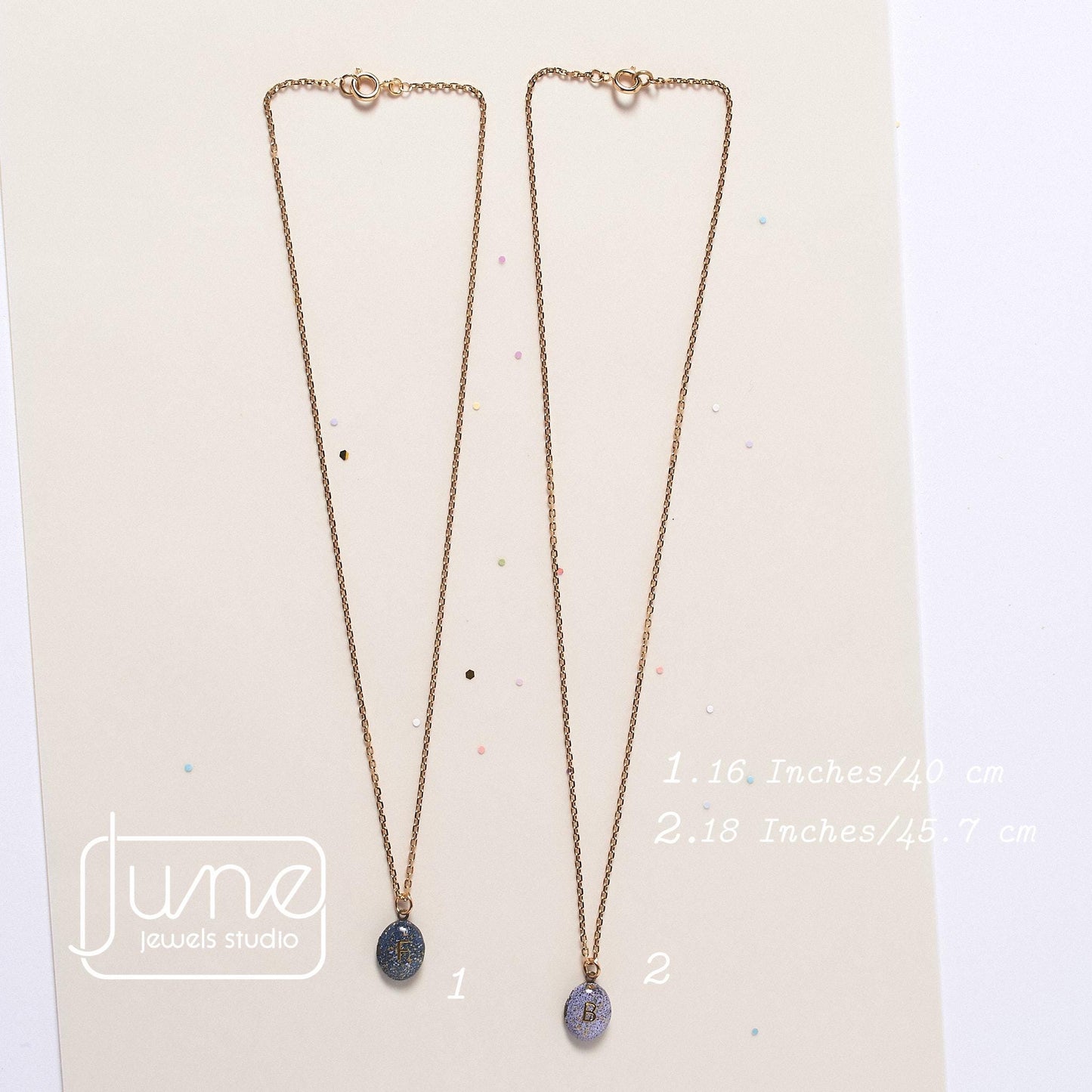 Handcrafted Hand-Painted Initial Locket