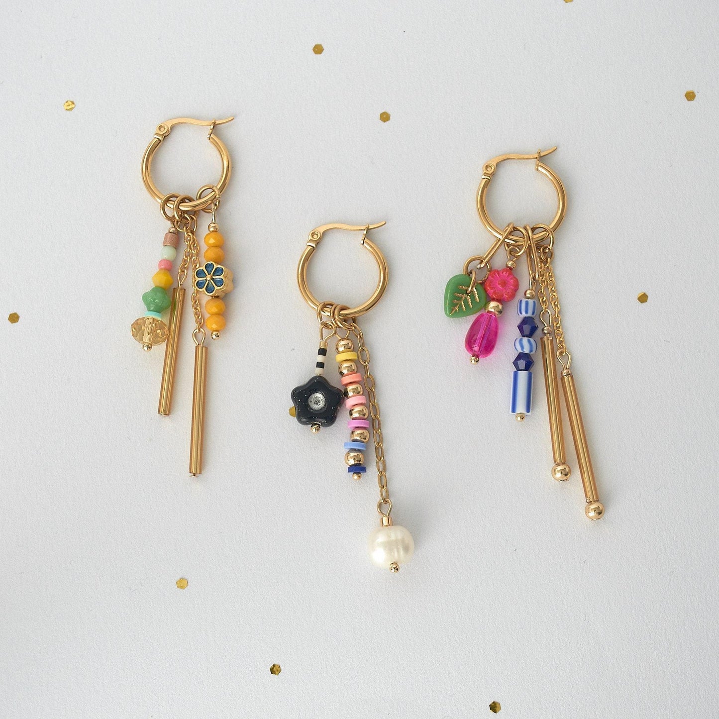 Customizable Mix & Match Charm Huggies