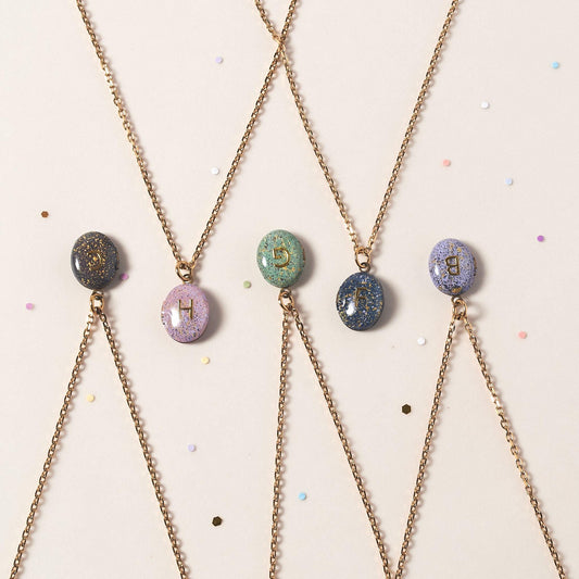 Handcrafted Hand-Painted Initial Locket