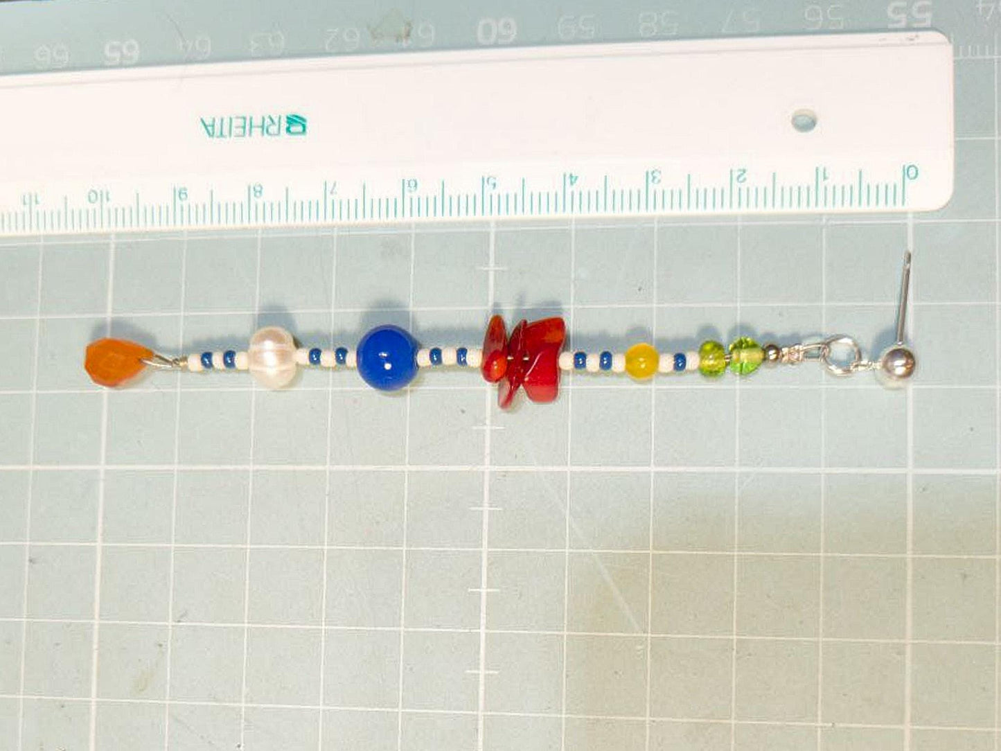 Extra Long Gemstone Dangle Earrings