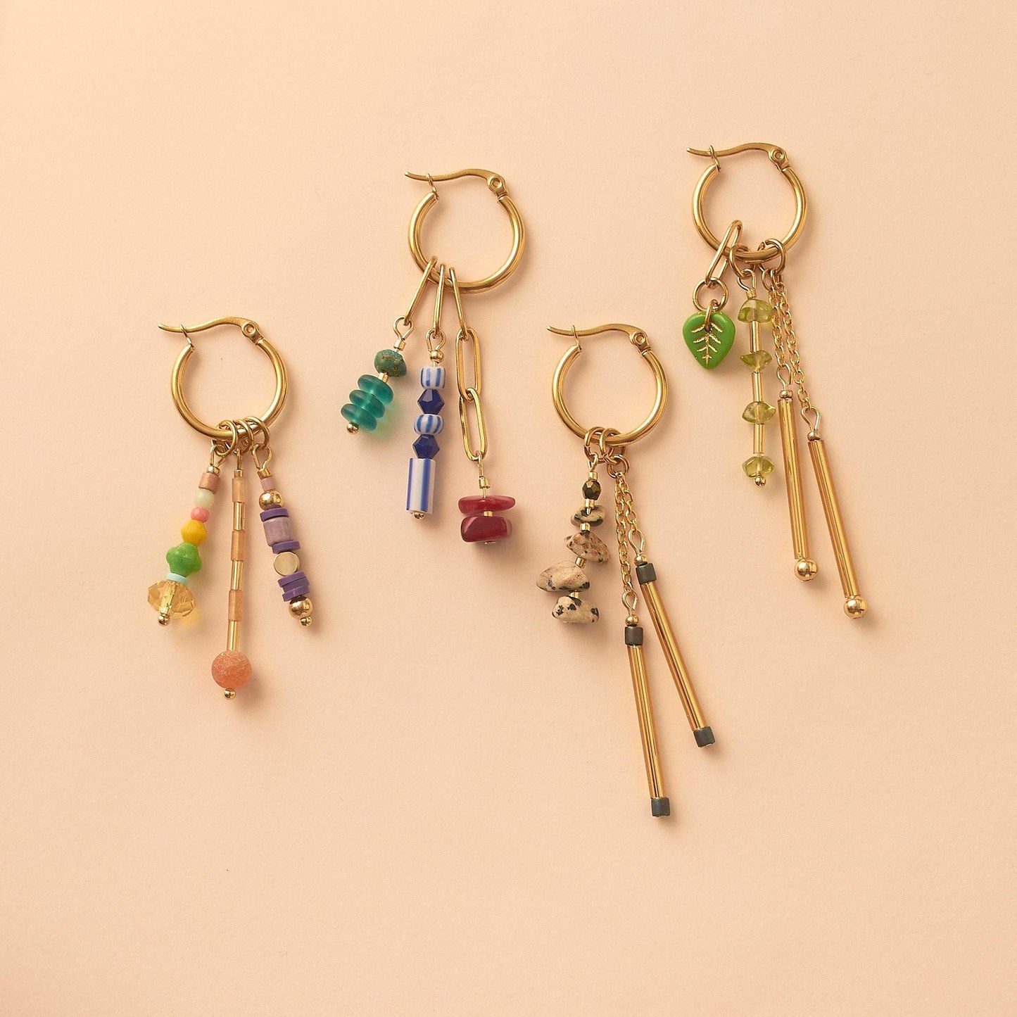 Customizable Mix & Match Charm Huggies