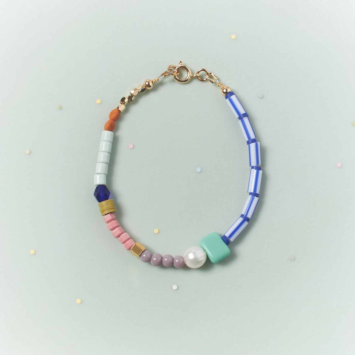 Trendy Colorful beaded bracelet, Gift idea, friendship bracelets, stackable bracelet, Vibrant bracelet, bold bracelet with Natural Gemstones