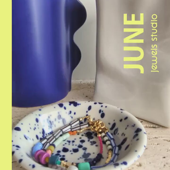 Trendy Colorful beaded bracelet, Gift idea, friendship bracelets, stackable bracelet, Vibrant bracelet, bold bracelet with Natural Gemstones